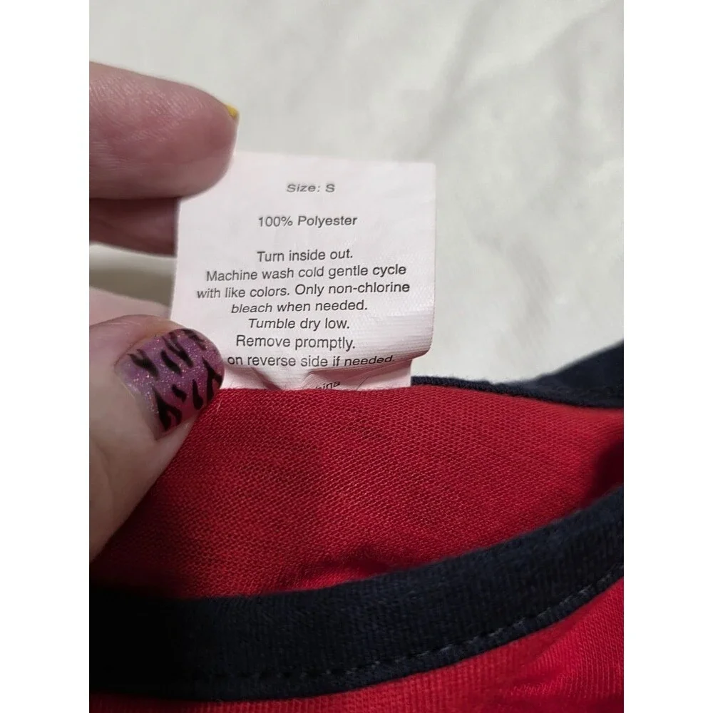Red, White, Cute Dog Dress Size Small